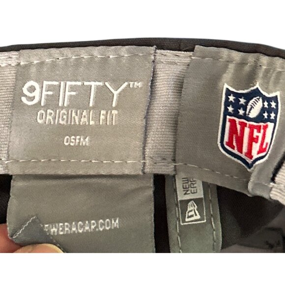 Kansas City Chiefs NFL New Era Adjustable Hat Gray & Heathered Brim Football Fan - Picture 7 of 7